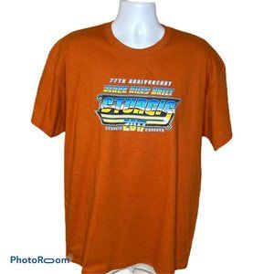 Sturgis 2017 Official Black Hills Rally Motorcycle Burnt Orange Graphic XL Shirt